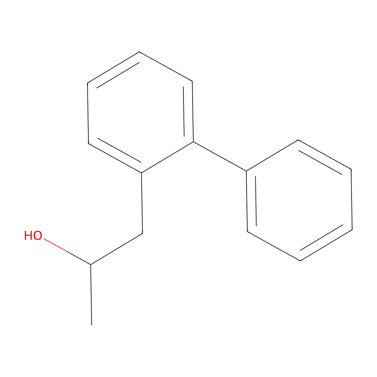1-(2-Phenylphenyl)propan-2-ol molecular structure, CAS 84648-92-0