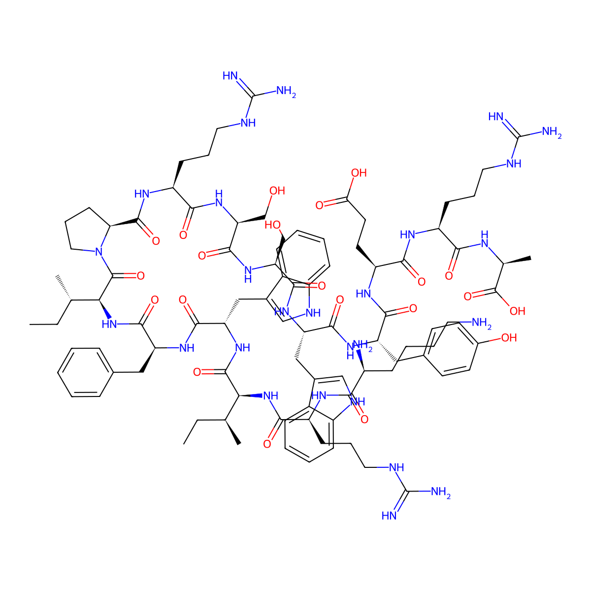P17 Peptide molecular structure, CAS 846546-36-9