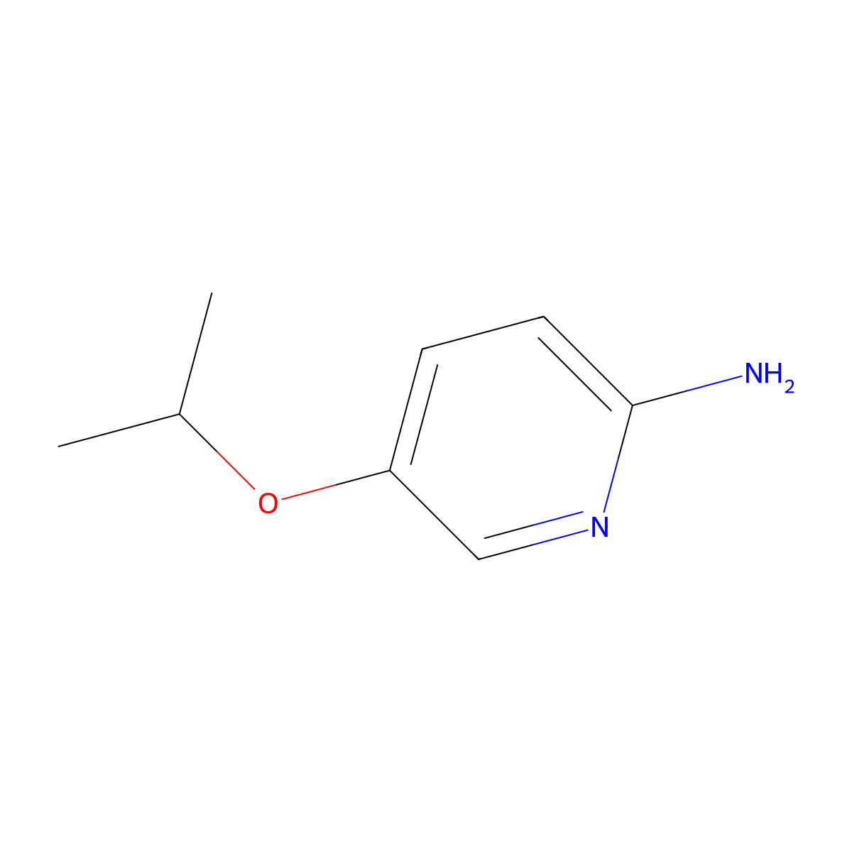 5-(Propan-2-yloxy)pyridin-2-amine molecular structure, CAS 846549-59-5