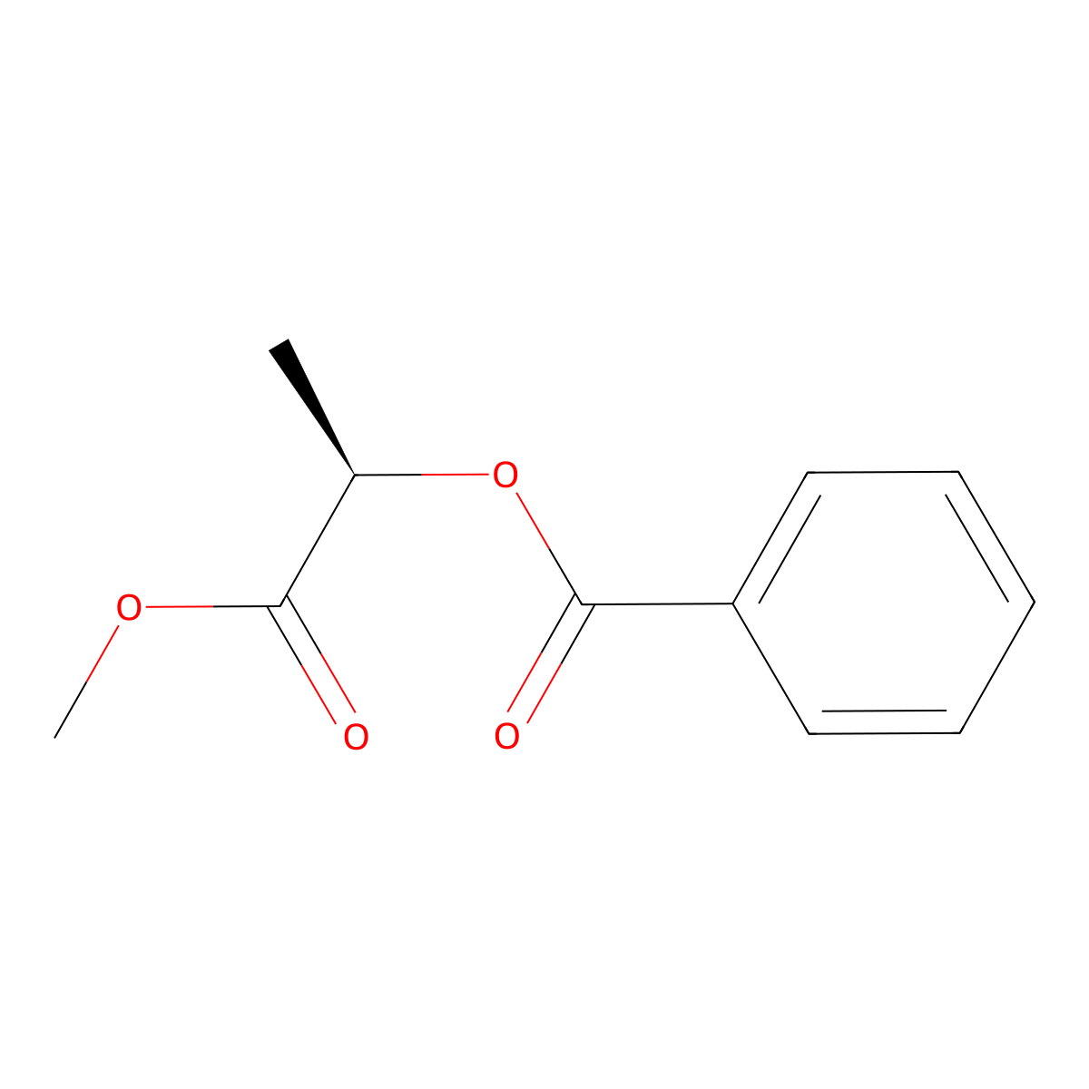 (R)-1-Methoxy-1-oxopropan-2-yl benzoate molecular structure, CAS 84657-11-4