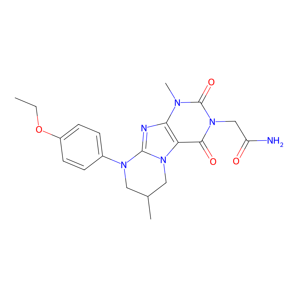 2-[9-(4-ethoxyphenyl)-1,7-dimethyl-2,4-dioxo-7,8-dihydro-6H-purino[7,8-a]pyrimidin-3-yl]acetamide molecular structure, CAS 846579-36-0