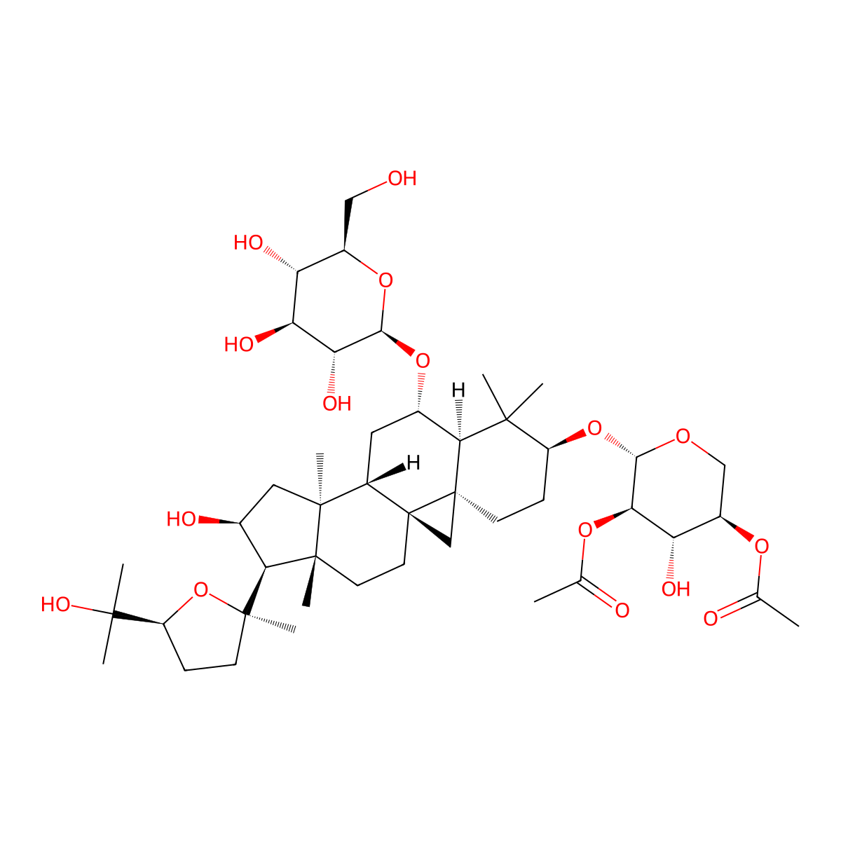 Isoastragaloside I molecular structure, CAS 84676-88-0