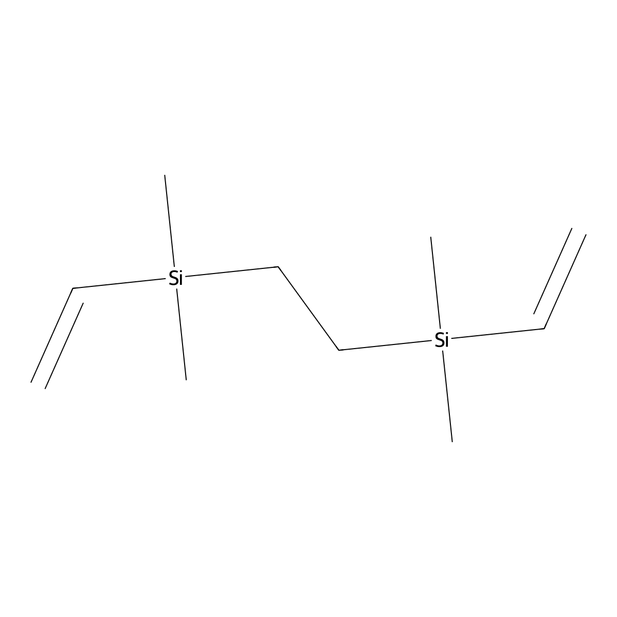 Ethenyl-[2-[ethenyl(dimethyl)silyl]ethyl]-dimethylsilane molecular structure, CAS 84677-98-5