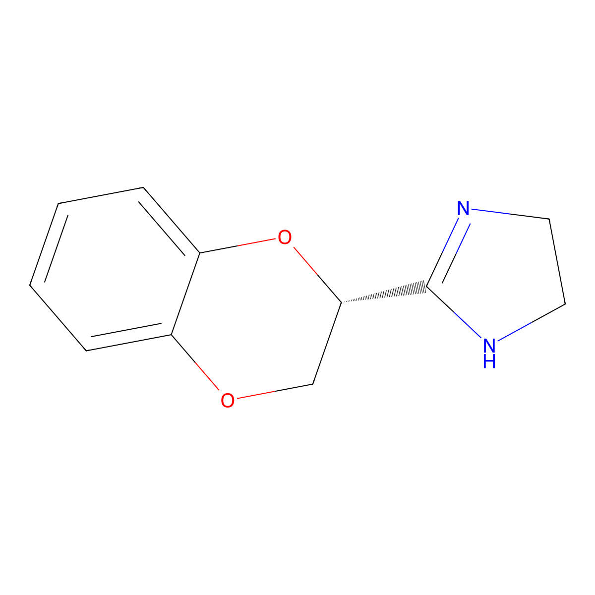 (R)-idazoxan molecular structure, CAS 84687-14-9
