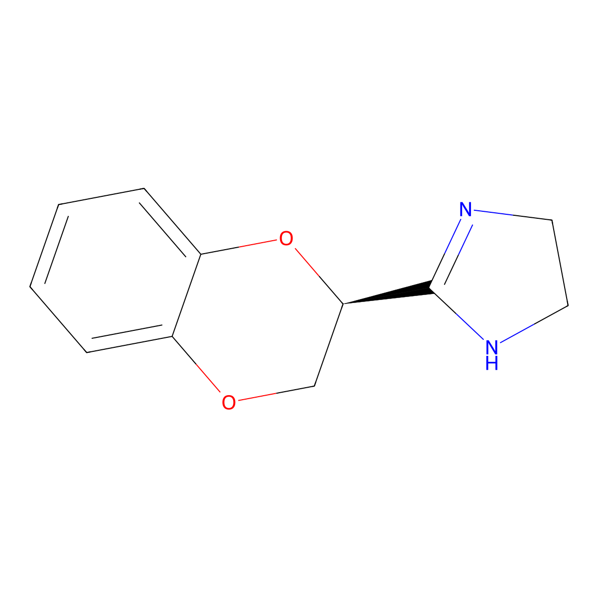 (S)-idazoxan molecular structure, CAS 84687-15-0