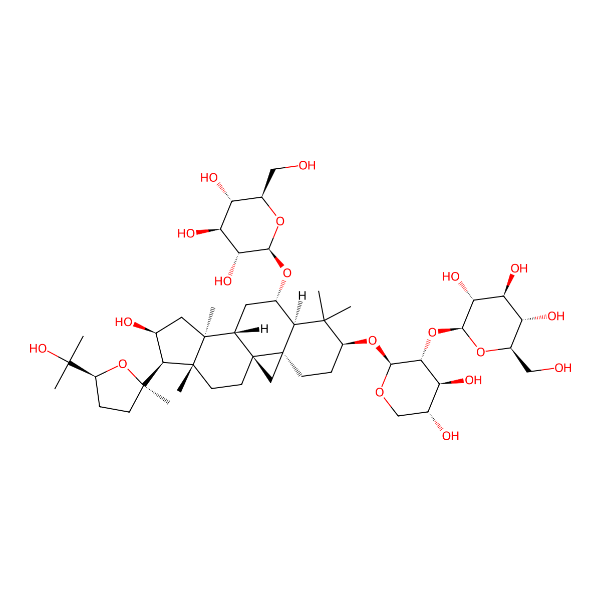 Astragaloside VI molecular structure, CAS 84687-45-6