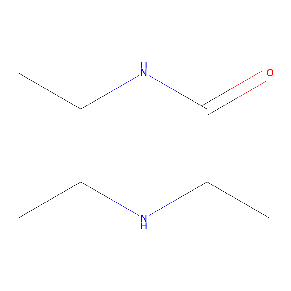 3,5,6-Trimethylpiperazin-2-one molecular structure, CAS 84688-49-3