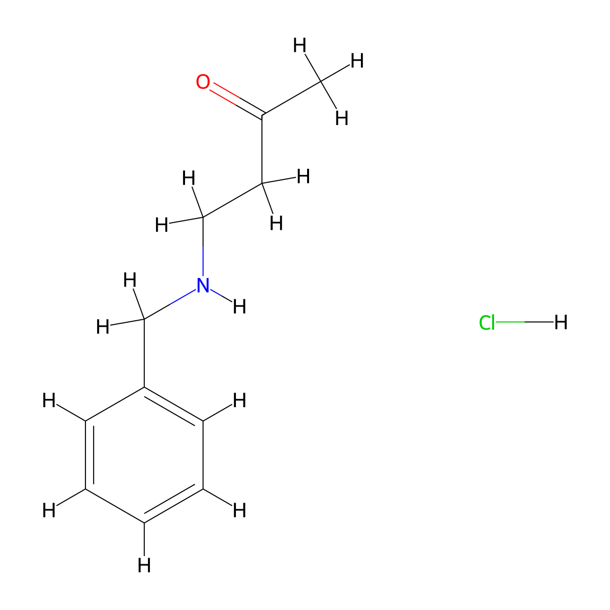 4-(Benzylamino)butan-2-one hydrochloride molecular structure, CAS 84689-68-9