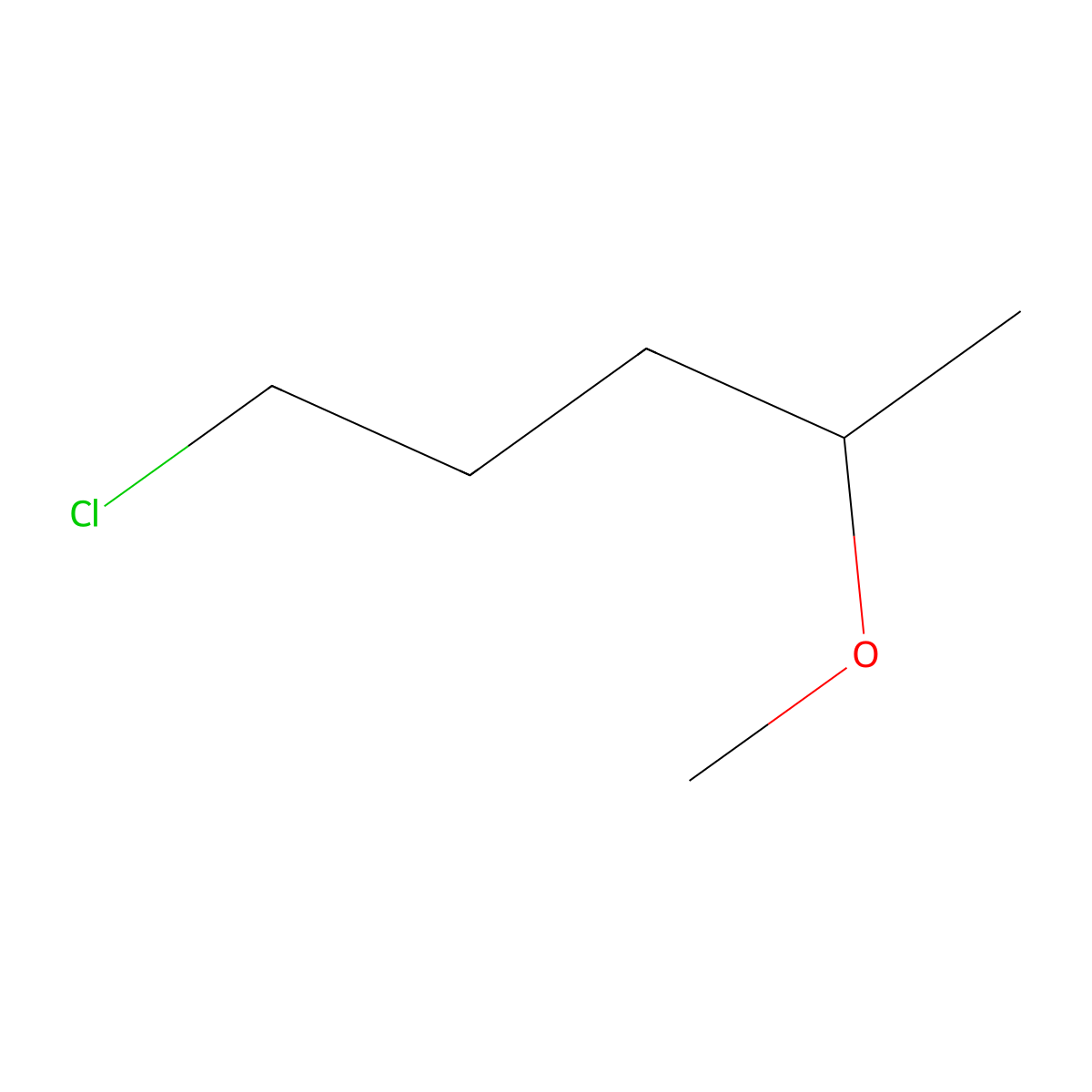 1-Chloro-4-methoxypentane molecular structure, CAS 84691-50-9