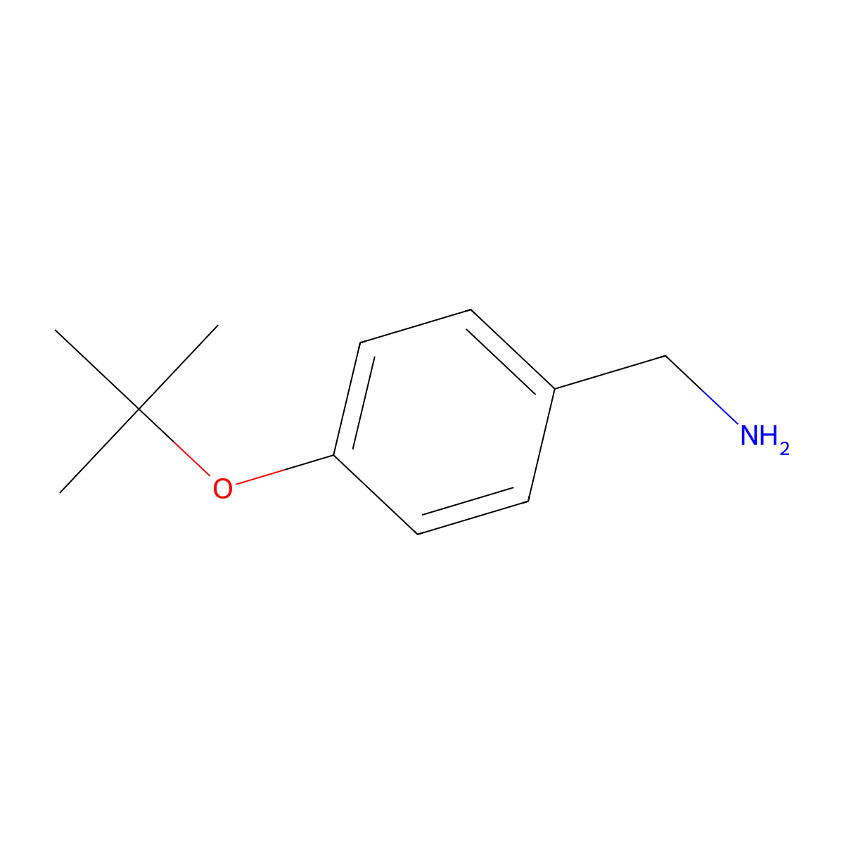 4-tert-Butoxybenzylamine molecular structure, CAS 84697-13-2