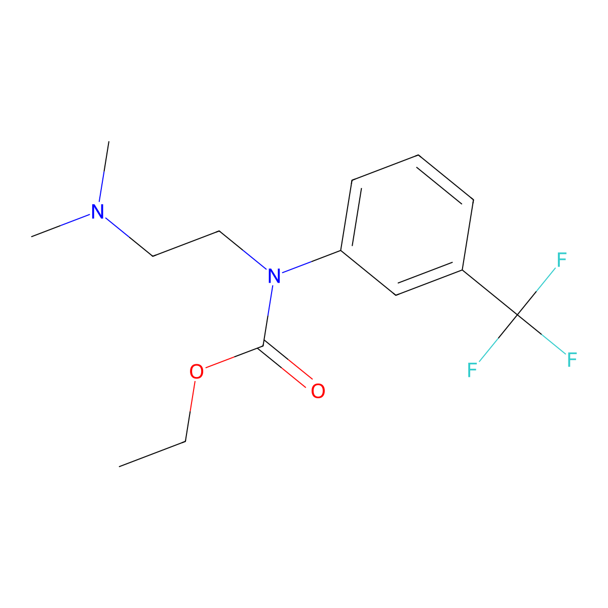 Flubanilate molecular structure, CAS 847-20-1
