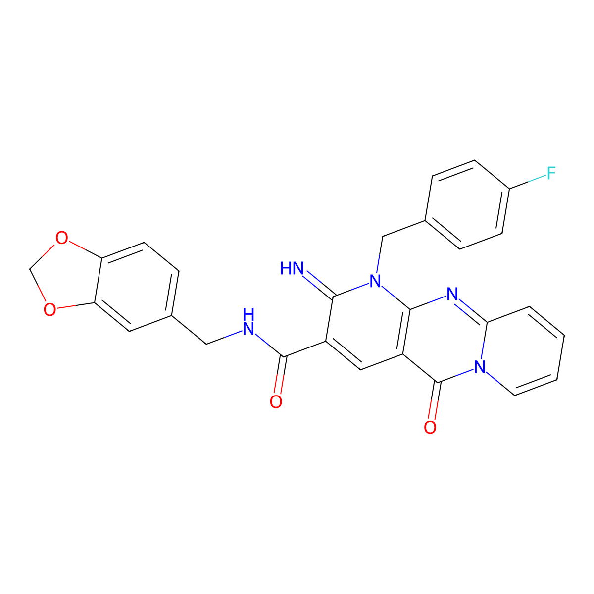 C27H20FN5O4 molecular structure, CAS 847179-66-2