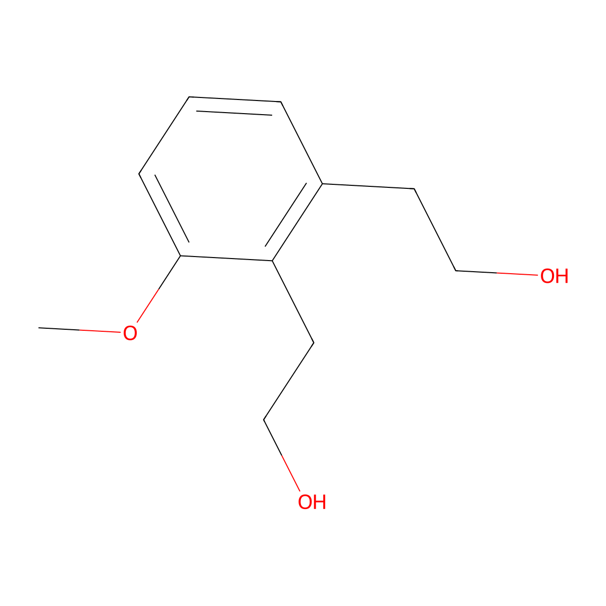 2,2'-(3-Methoxy-1,2-phenylene)diethanol molecular structure, CAS 847199-04-6