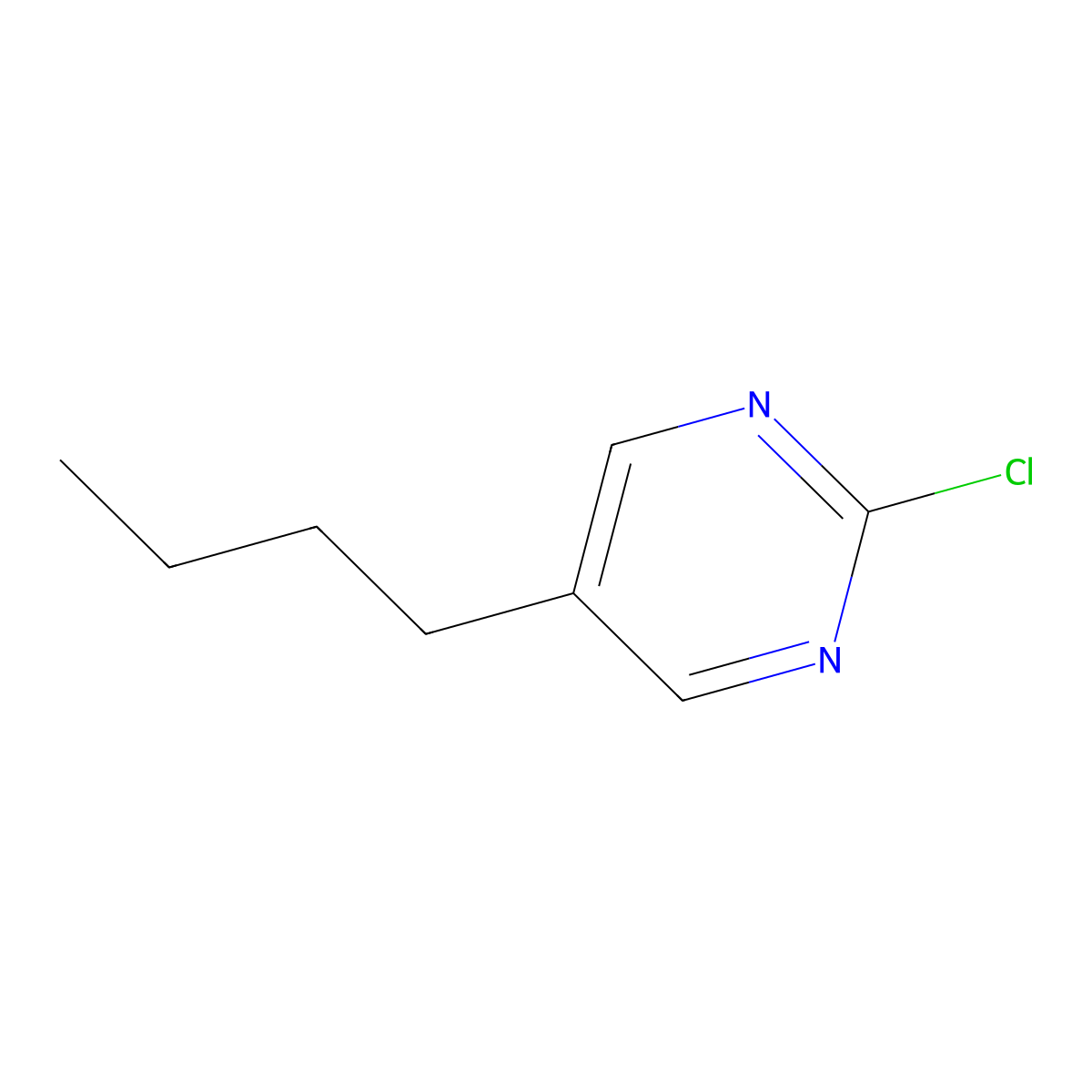 5-Butyl-2-chloropyrimidine molecular structure, CAS 847227-37-6