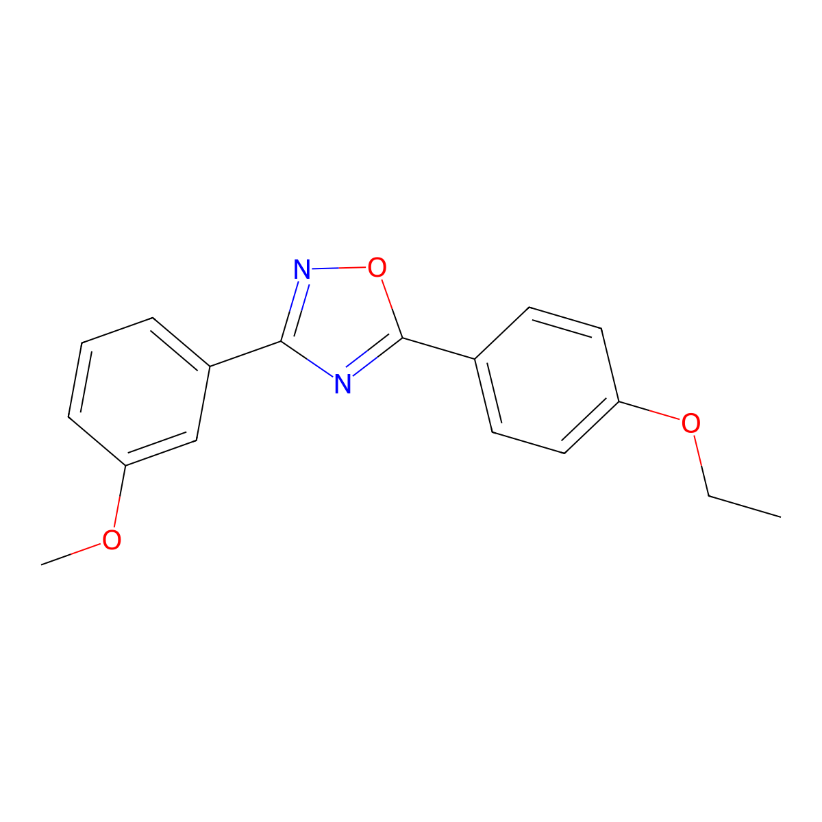 5-(4-Ethoxyphenyl)-3-(3-methoxyphenyl)-1,2,4-oxadiazole molecular structure, CAS 847239-86-5