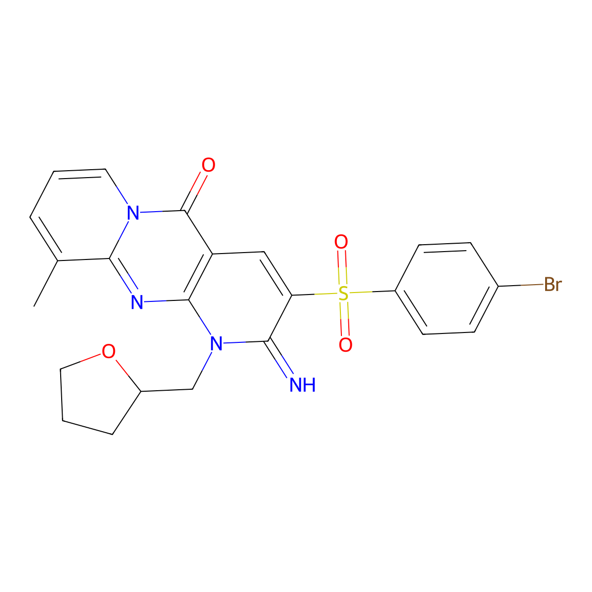 C23H21BrN4O4S molecular structure, CAS 847247-58-9