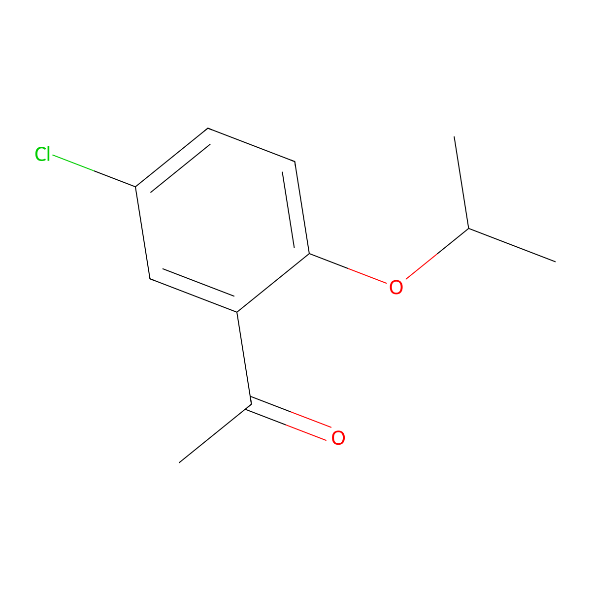 1-(5-Chloro-2-isopropoxyphenyl)ethanone molecular structure, CAS 847267-21-4