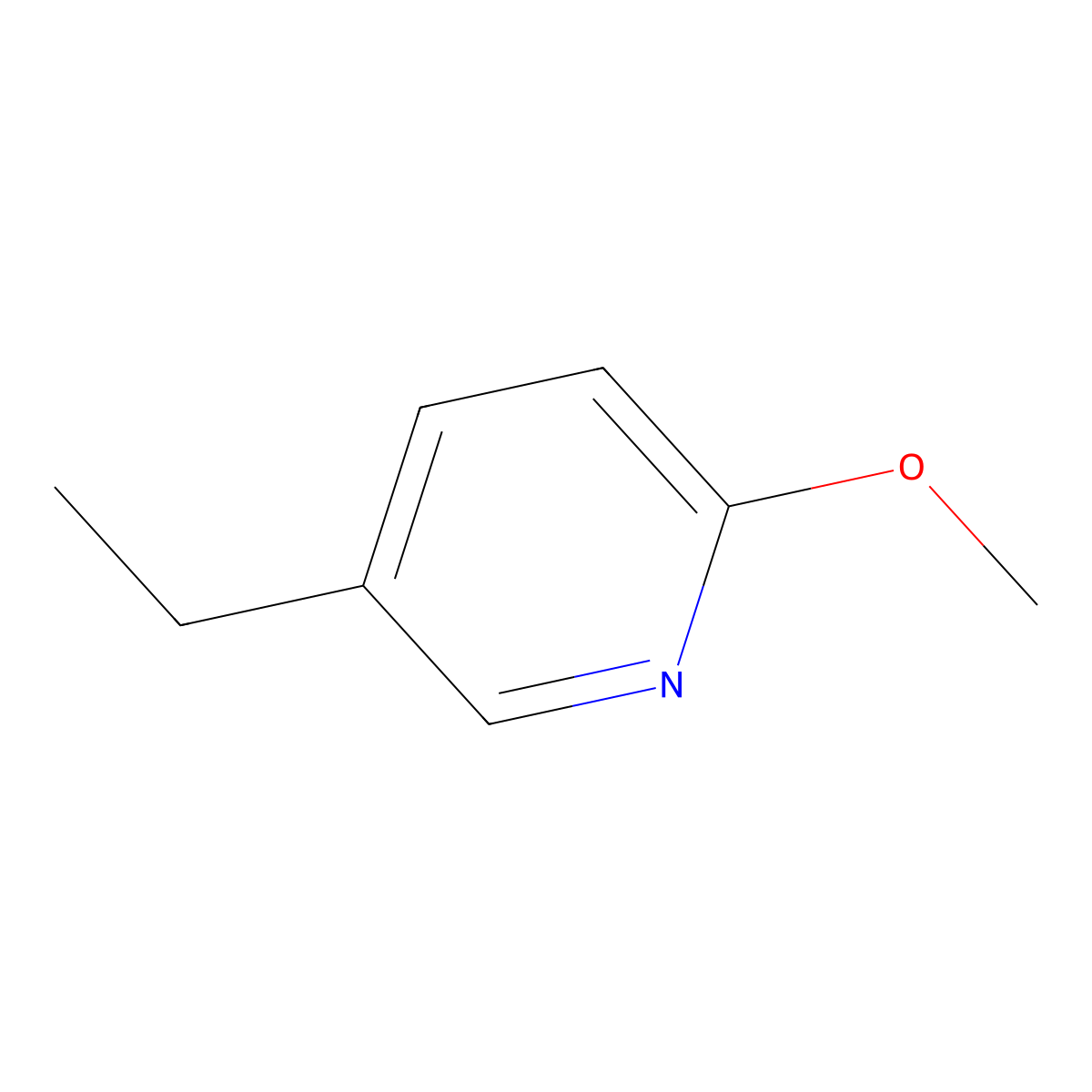 5-Ethyl-2-methoxypyridine molecular structure, CAS 847345-18-0