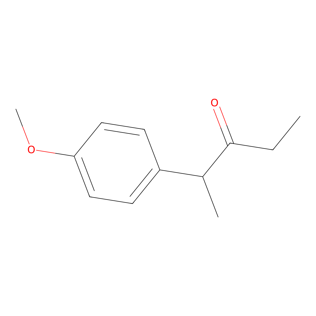 2-(4-Methoxyphenyl)pentan-3-one molecular structure, CAS 84736-54-9