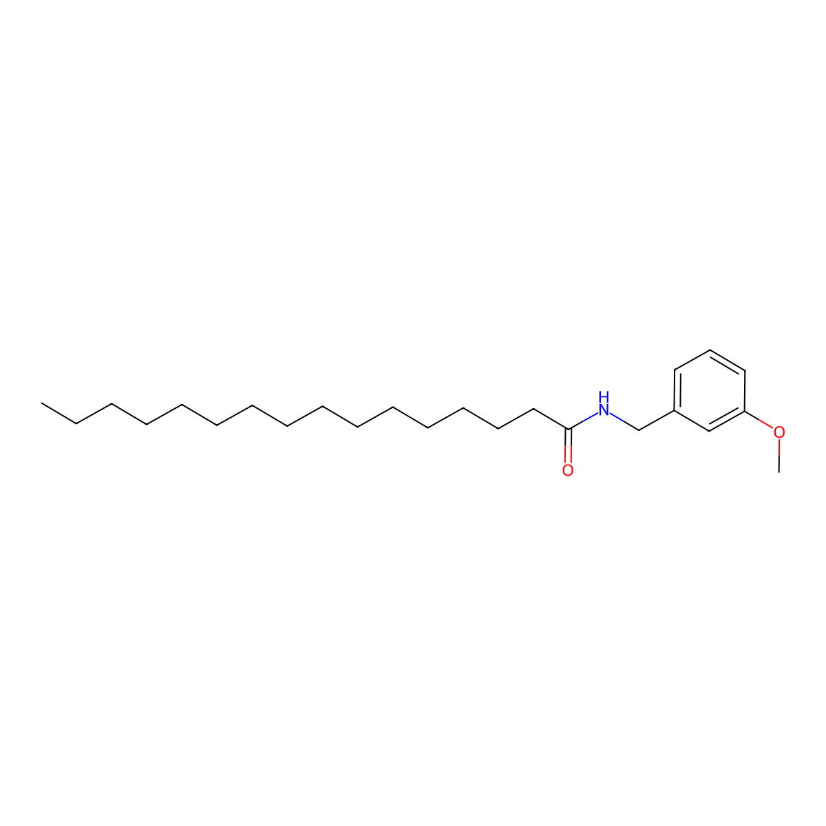 N-(3-Methoxybenzyl)Palmitamide molecular structure, CAS 847361-96-0