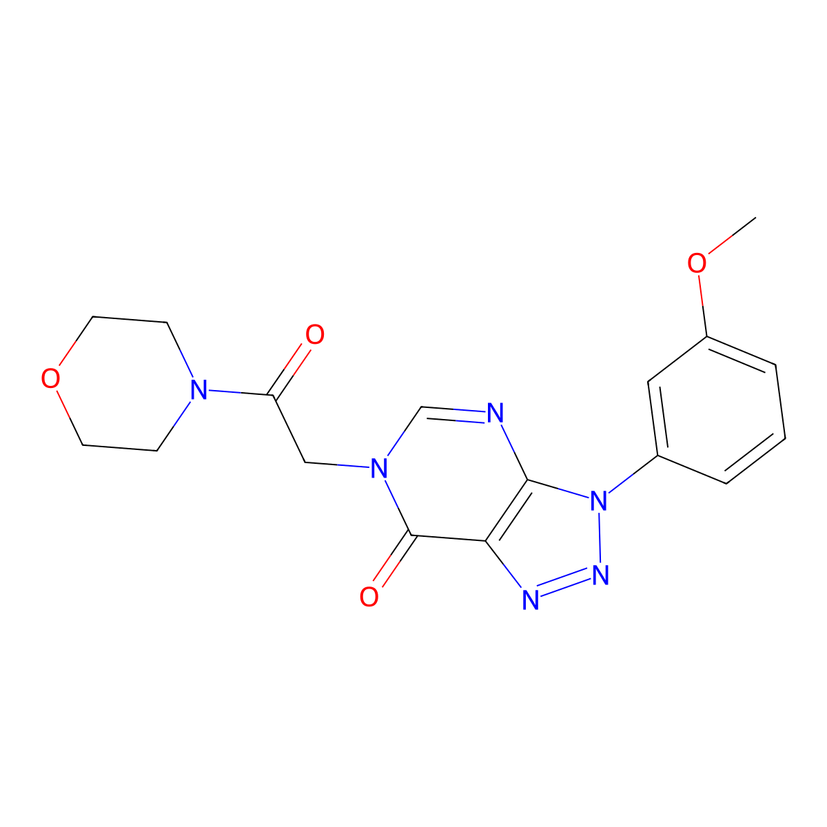 3-(3-methoxyphenyl)-6-(2-morpholino-2-oxoethyl)-3H-[1,2,3]triazolo[4,5-d]pyrimidin-7(6H)-one molecular structure, CAS 847385-22-2