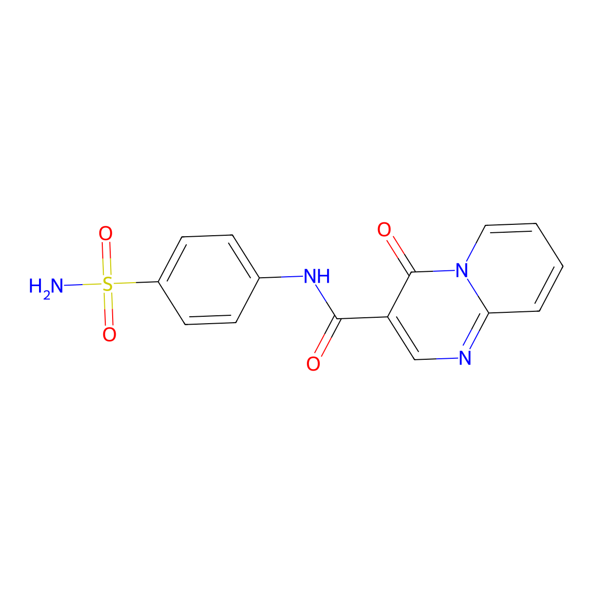 4-oxo-N-(4-sulfamoylphenyl)-4H-pyrido[1,2-a]pyrimidine-3-carboxamide molecular structure, CAS 847411-17-0