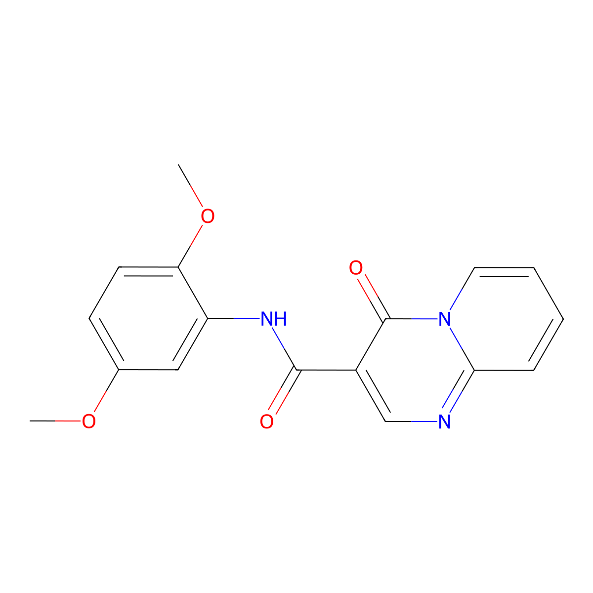 N-(2,5-dimethoxyphenyl)-4-oxo-4H-pyrido[1,2-a]pyrimidine-3-carboxamide molecular structure, CAS 847411-31-8