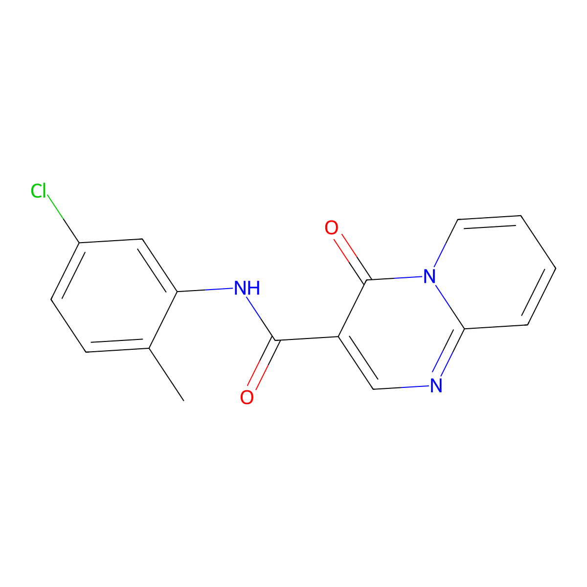 N-(5-chloro-2-methylphenyl)-4-oxo-4H-pyrido[1,2-a]pyrimidine-3-carboxamide molecular structure, CAS 847411-36-3
