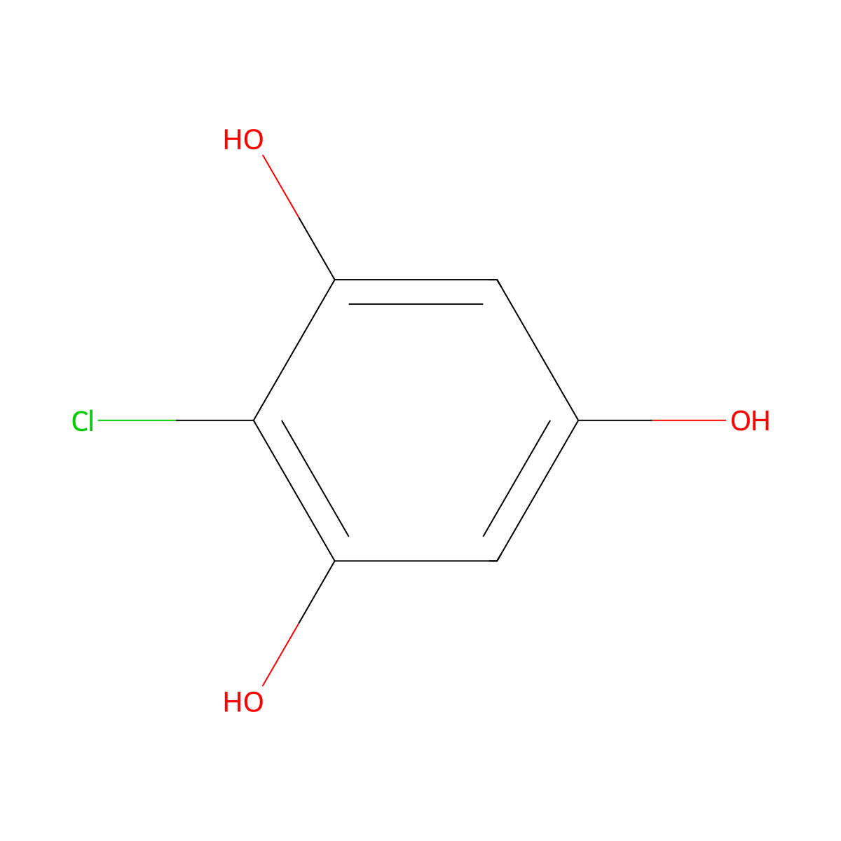 2-Chlorobenzene-1,3,5-triol molecular structure, CAS 84743-76-0