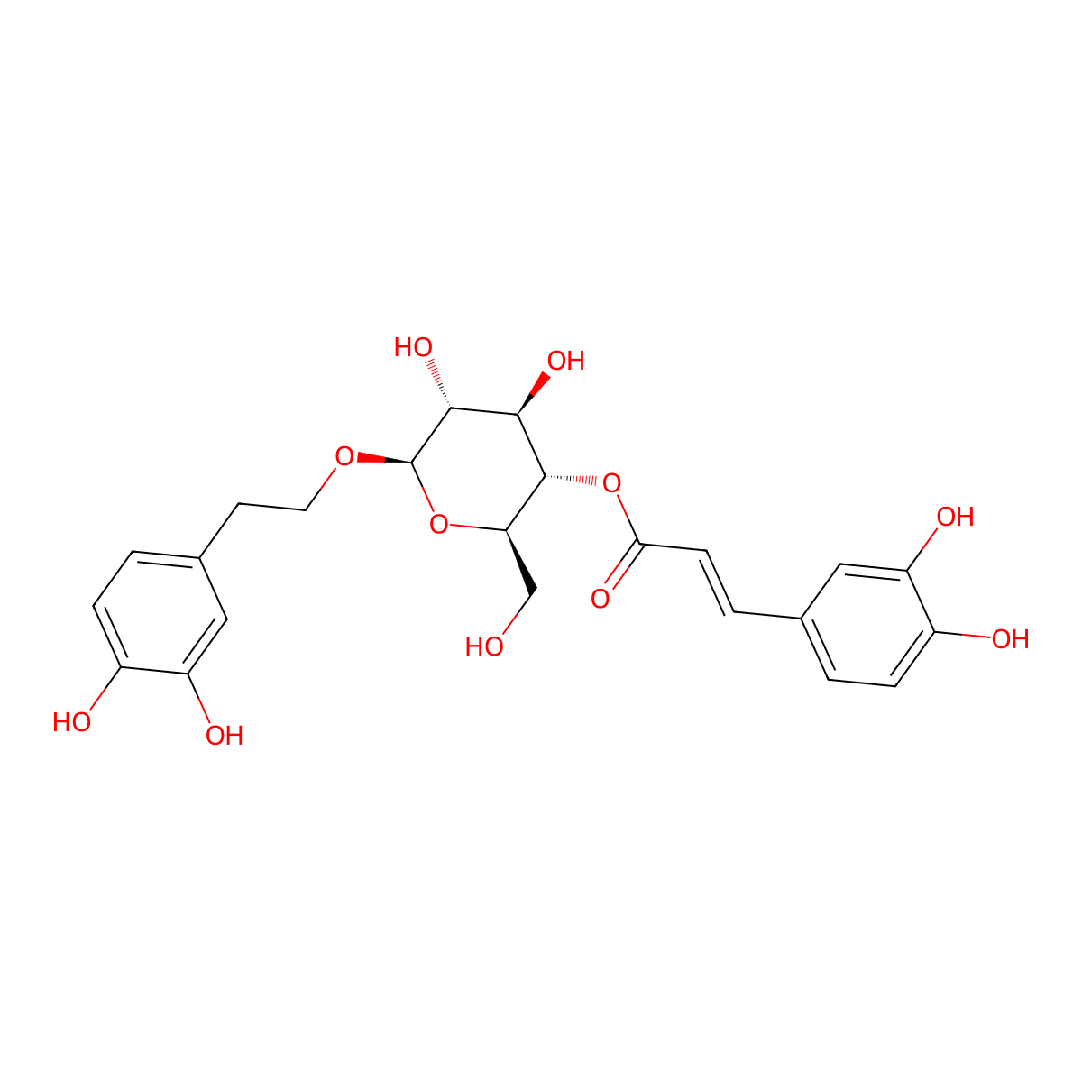 Calceolarioside A molecular structure, CAS 84744-28-5