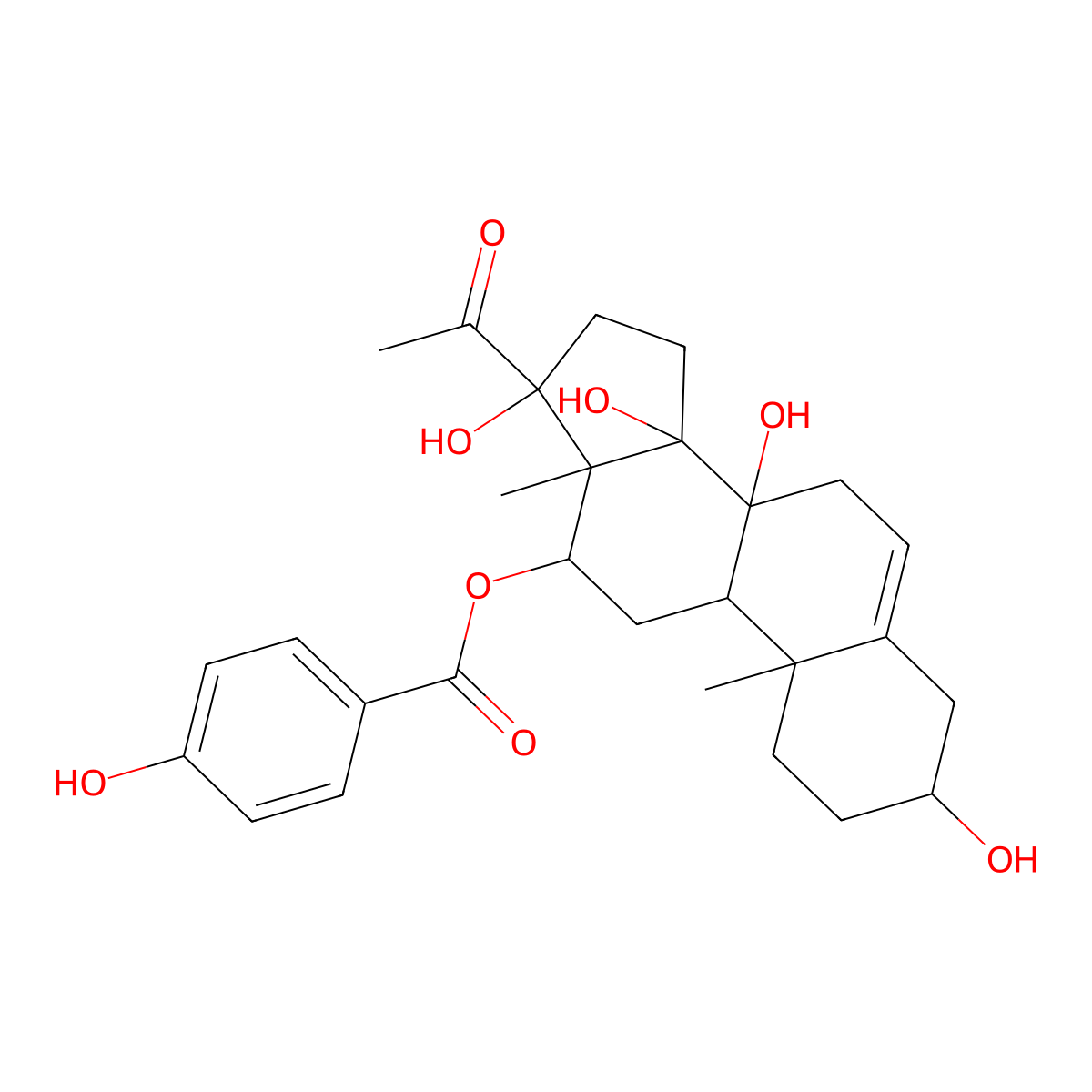 Qingyangshengenin molecular structure, CAS 84745-94-8