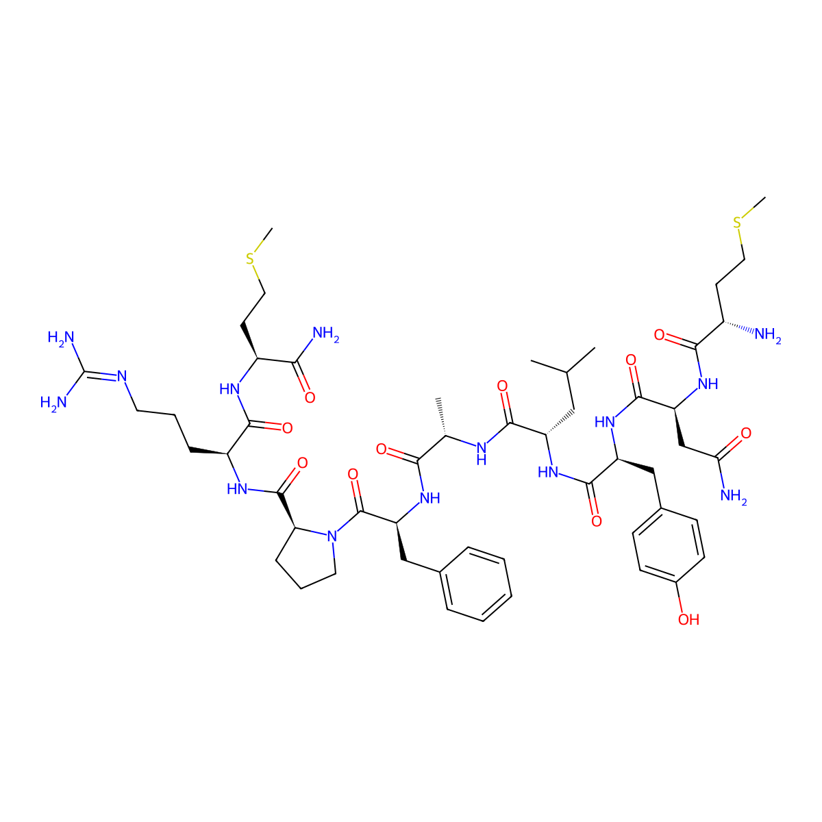small cardioactive peptide B molecular structure, CAS 84746-43-0