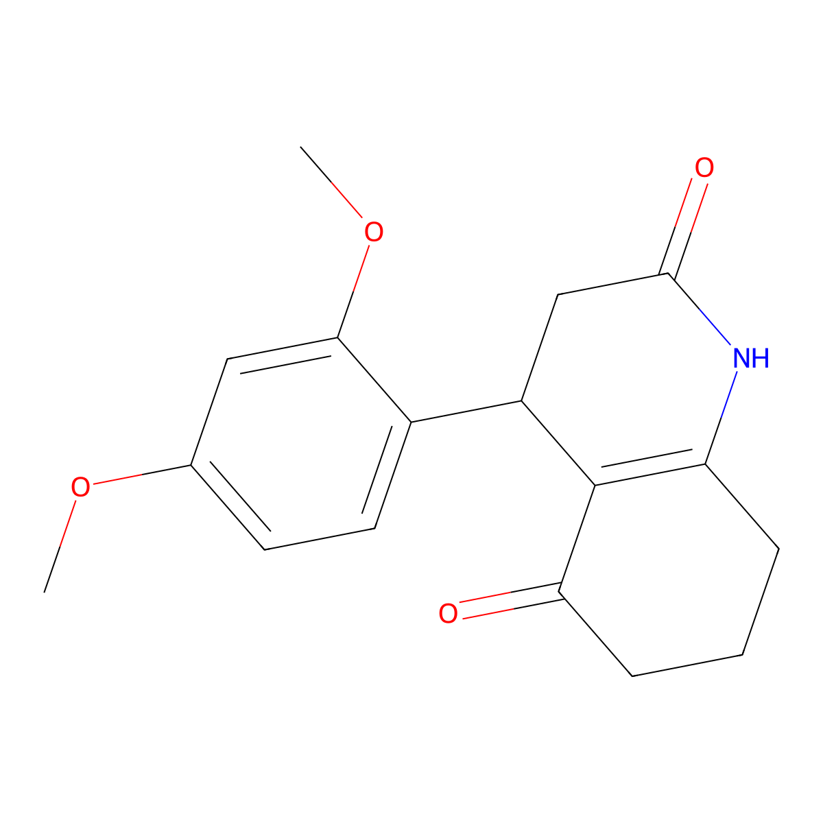 4-(2,4-Dimethoxyphenyl)-1,3,4,6,7,8-hexahydroquinoline-2,5-dione molecular structure, CAS 847467-07-6