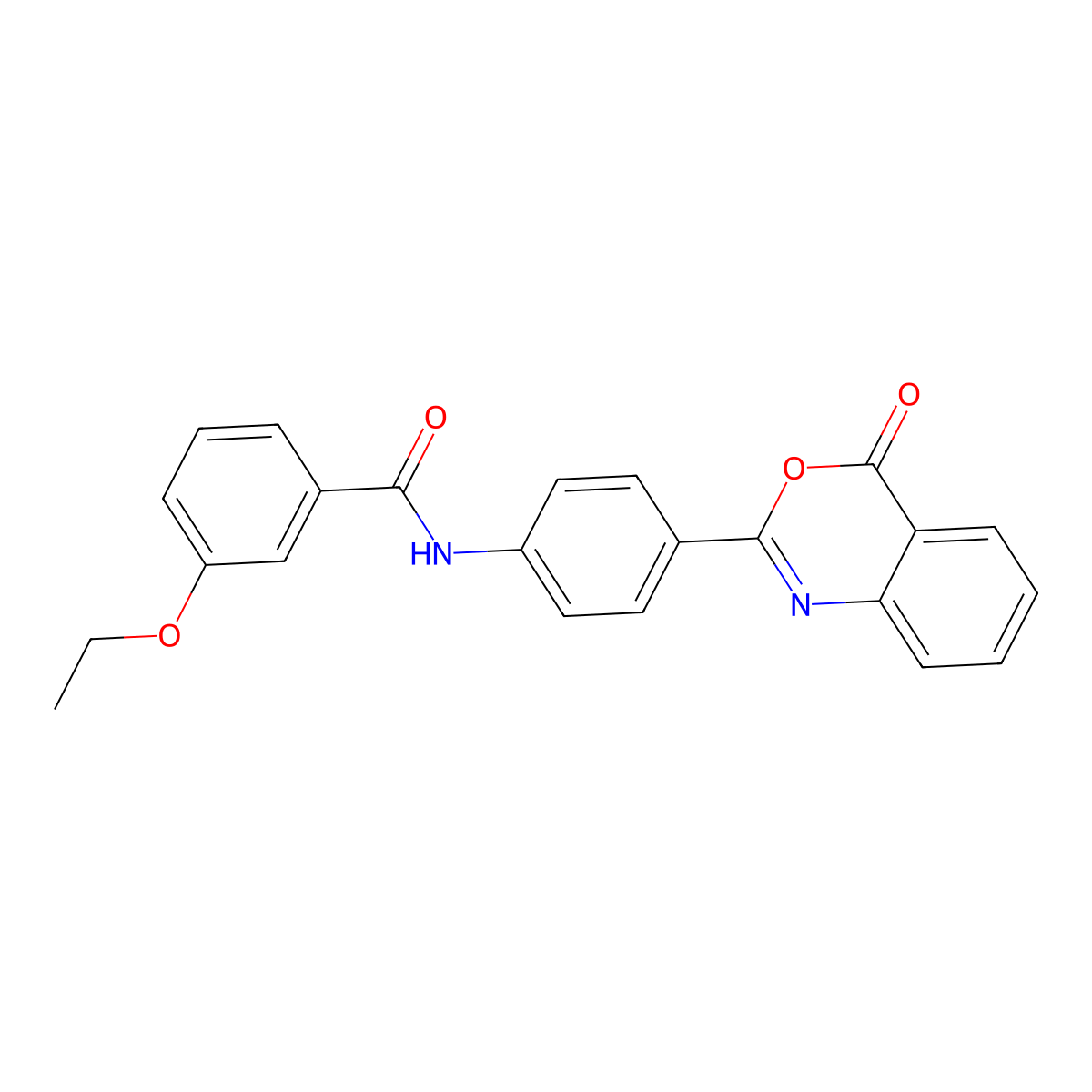 3-ethoxy-N-[4-(4-oxo-3,1-benzoxazin-2-yl)phenyl]benzamide molecular structure, CAS 847469-15-2