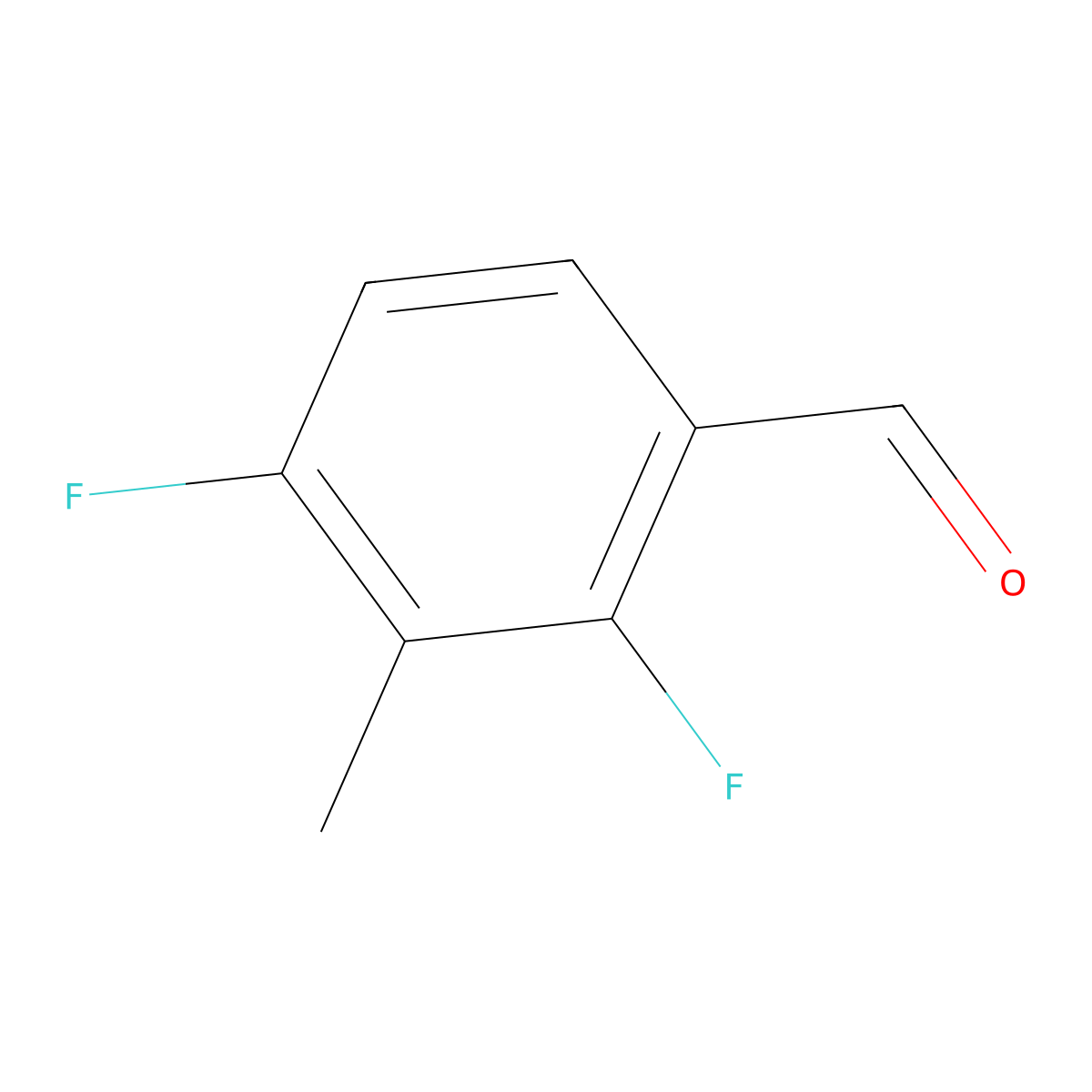 2,4-Difluoro-3-methylbenzaldehyde molecular structure, CAS 847502-88-9