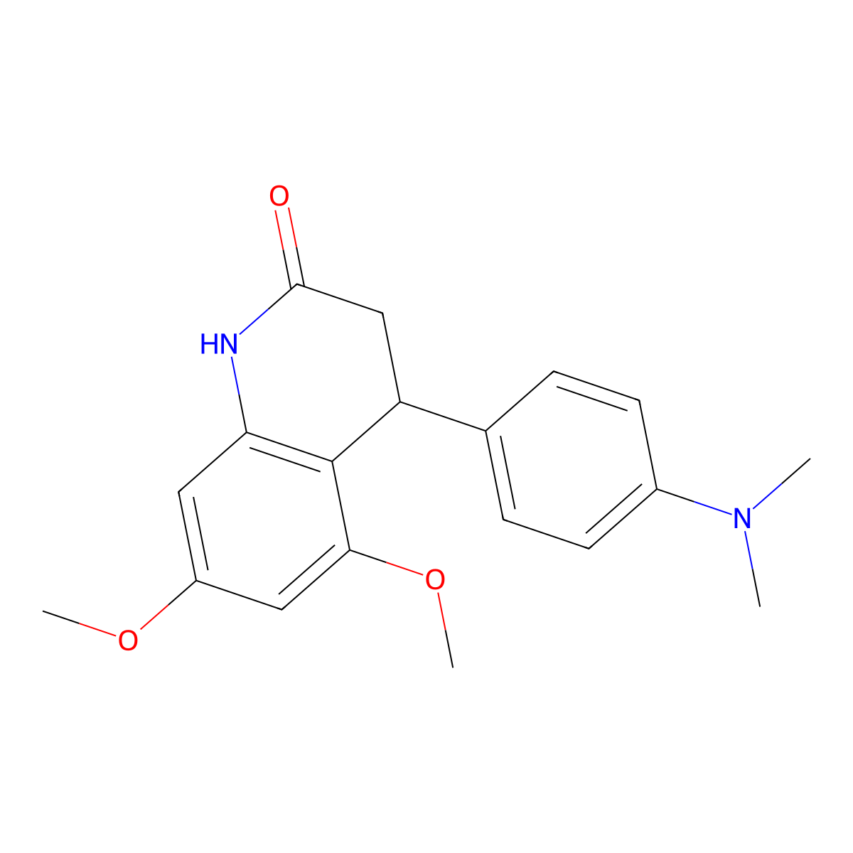4-[4-(Dimethylamino)phenyl]-5,7-dimethoxy-1,3,4-trihydroquinolin-2-one molecular structure, CAS 847507-79-3