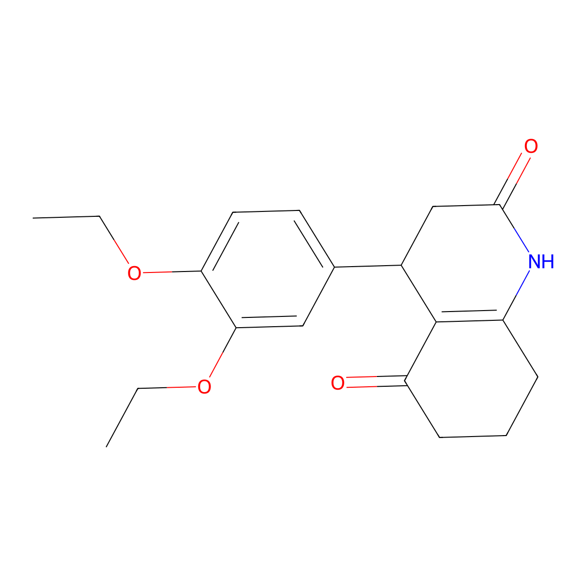 4-(3,4-Diethoxyphenyl)-1,3,4,6,7,8-hexahydroquinoline-2,5-dione molecular structure, CAS 847510-28-5