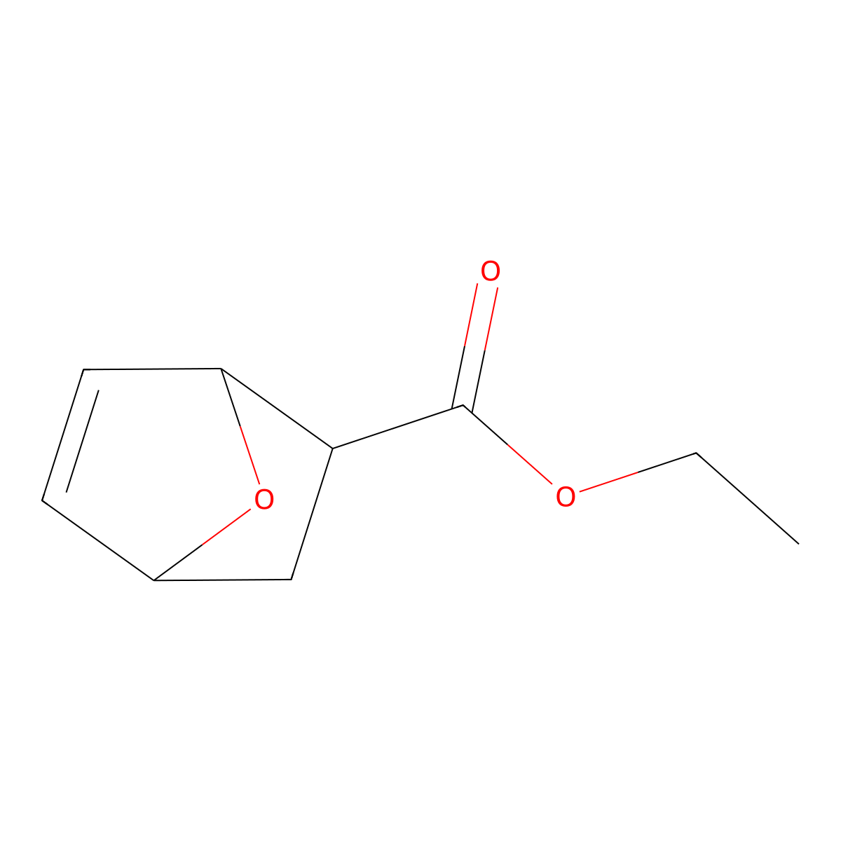 Ethyl 7-oxabicyclo[2.2.1]hept-5-ene-2-carboxylate molecular structure, CAS 84752-03-4