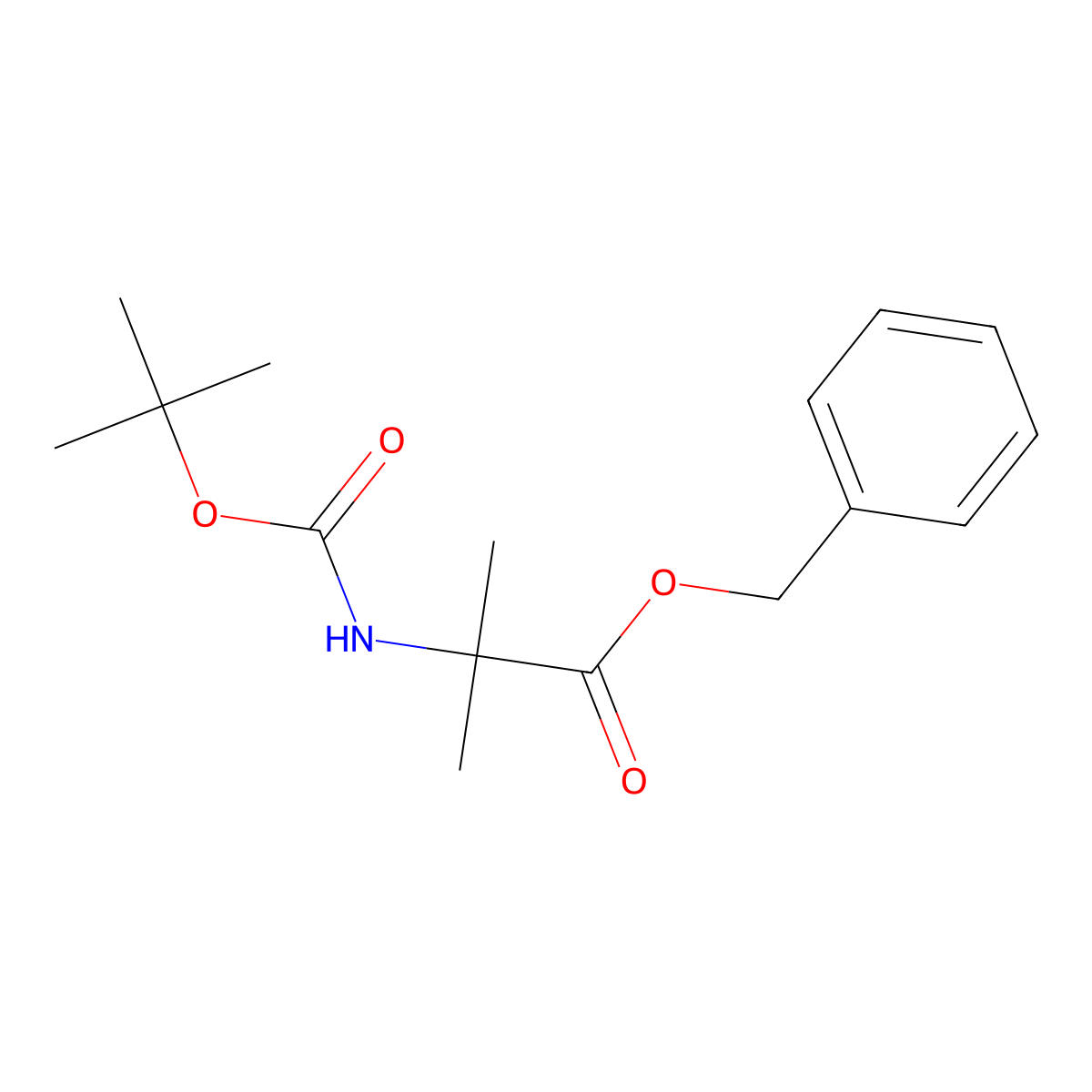 Tert-butyl 2-((benzyloxy)carbonyl)propan-2-ylcarbamate molecular structure, CAS 84758-57-6