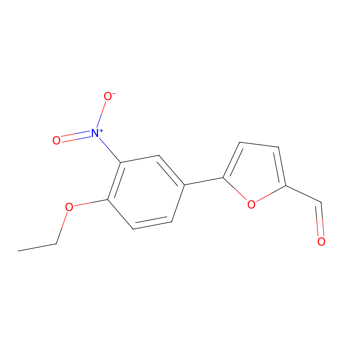 5-(4-Ethoxy-3-nitrophenyl)furan-2-carbaldehyde molecular structure, CAS 847590-49-2