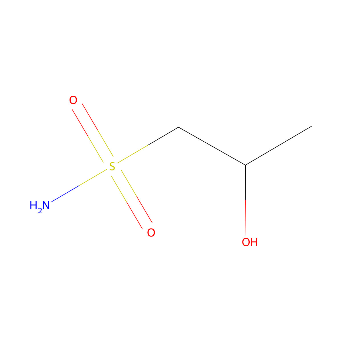 2-Hydroxypropane-1-sulfonamide molecular structure, CAS 84760-09-8