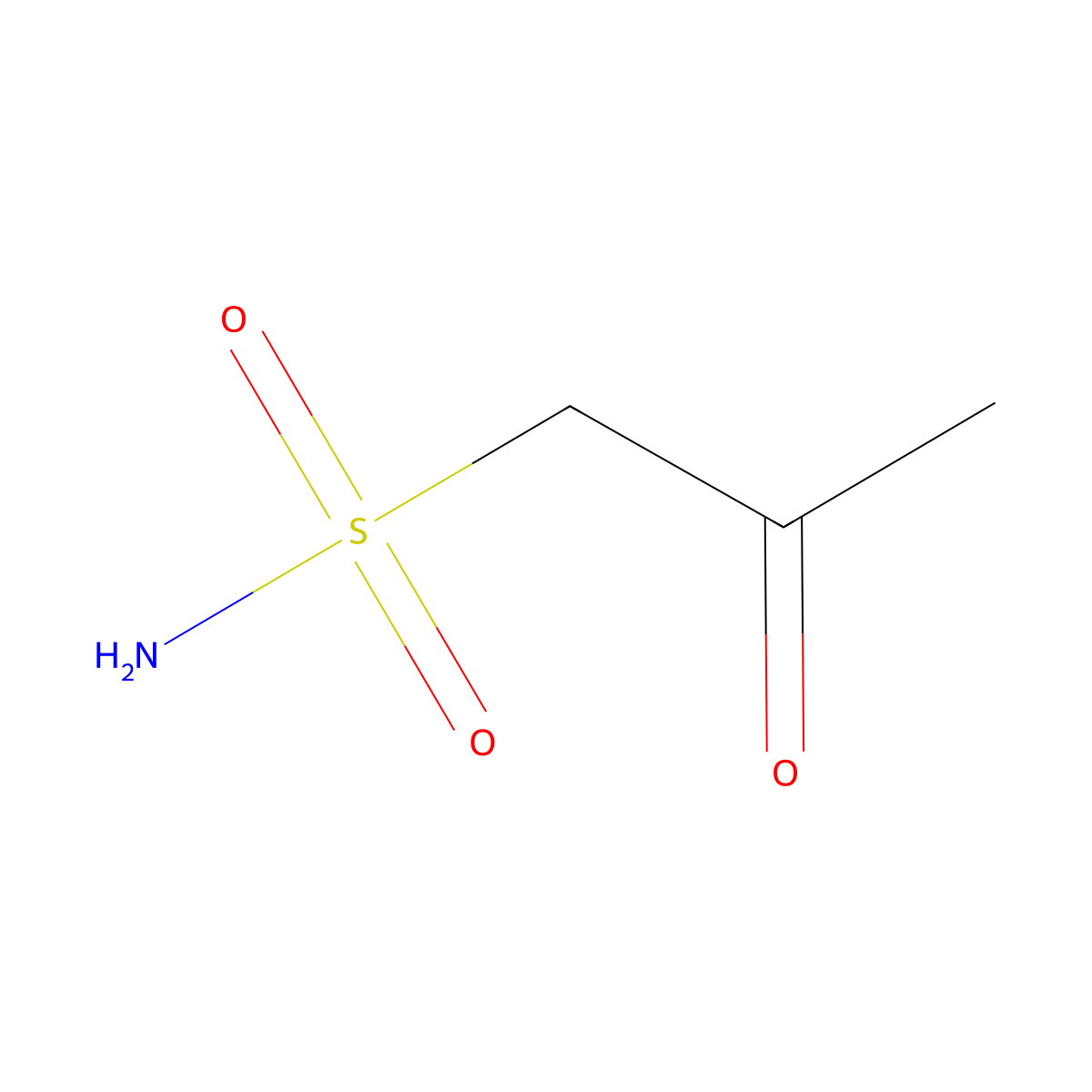 2-Oxo-1-propanesulfonamide molecular structure, CAS 84760-10-1