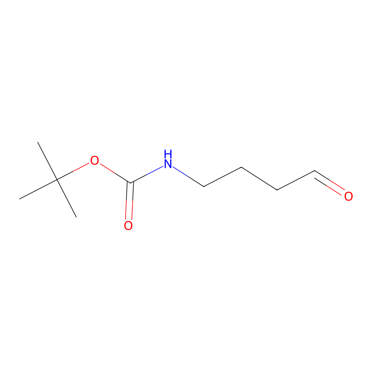 tert-Butyl (4-oxobutyl)carbamate molecular structure, CAS 84766-90-5