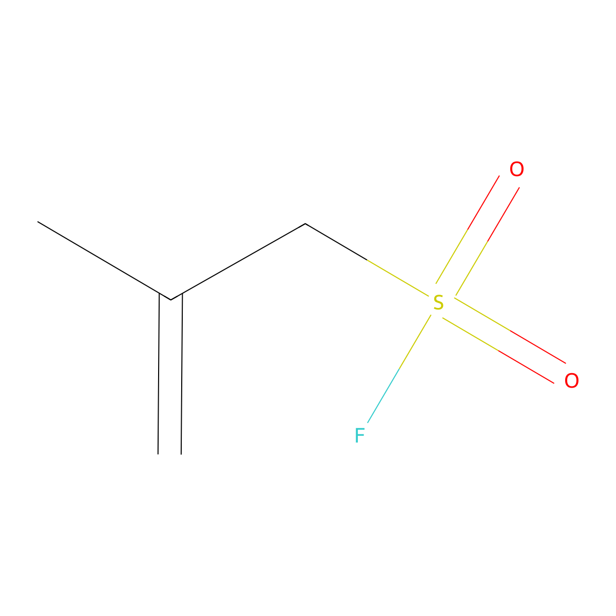 2-Methylprop-2-ene-1-sulfonyl fluoride molecular structure, CAS 847661-06-7