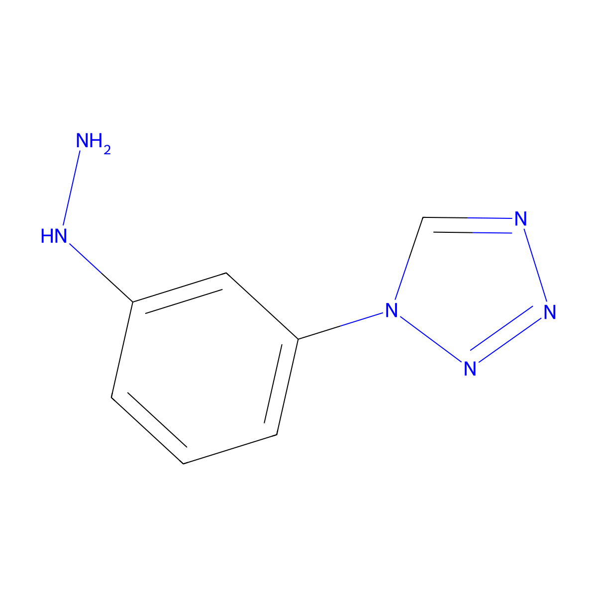 1-(3-Hydrazinylphenyl)-1H-tetrazole molecular structure, CAS 847737-47-7