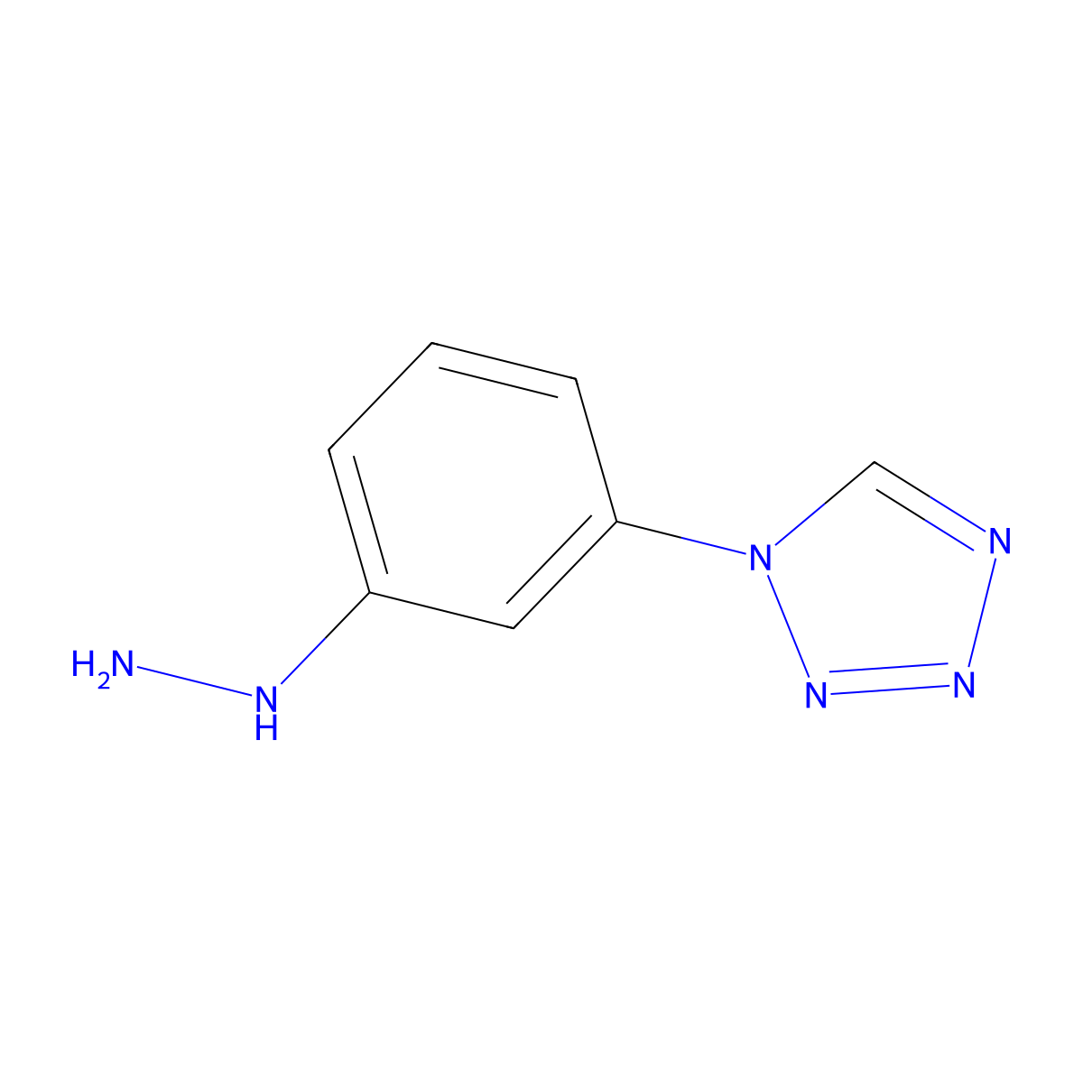 1-(3-Hydrazinylphenyl)-1H-tetrazole molecular structure, CAS 847737-47-7