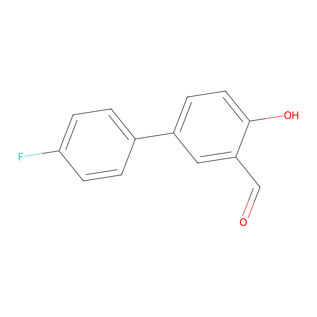4'-Fluoro-4-hydroxy[1,1'-biphenyl]-3-carbaldehyde molecular structure, CAS 847754-82-9