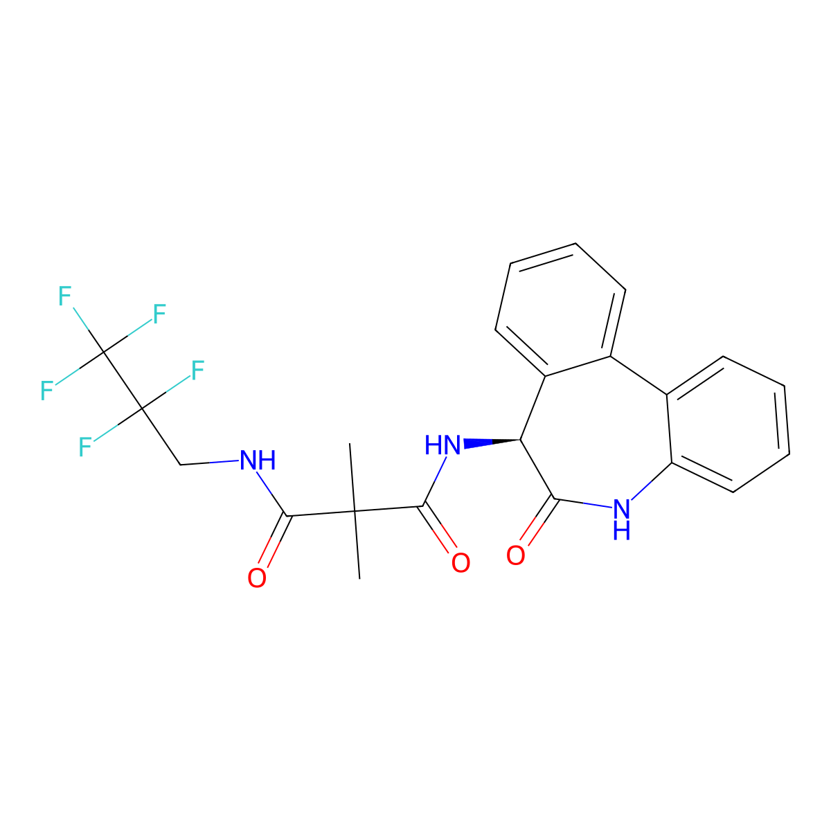 Ro 4929097 molecular structure, CAS 847925-91-1