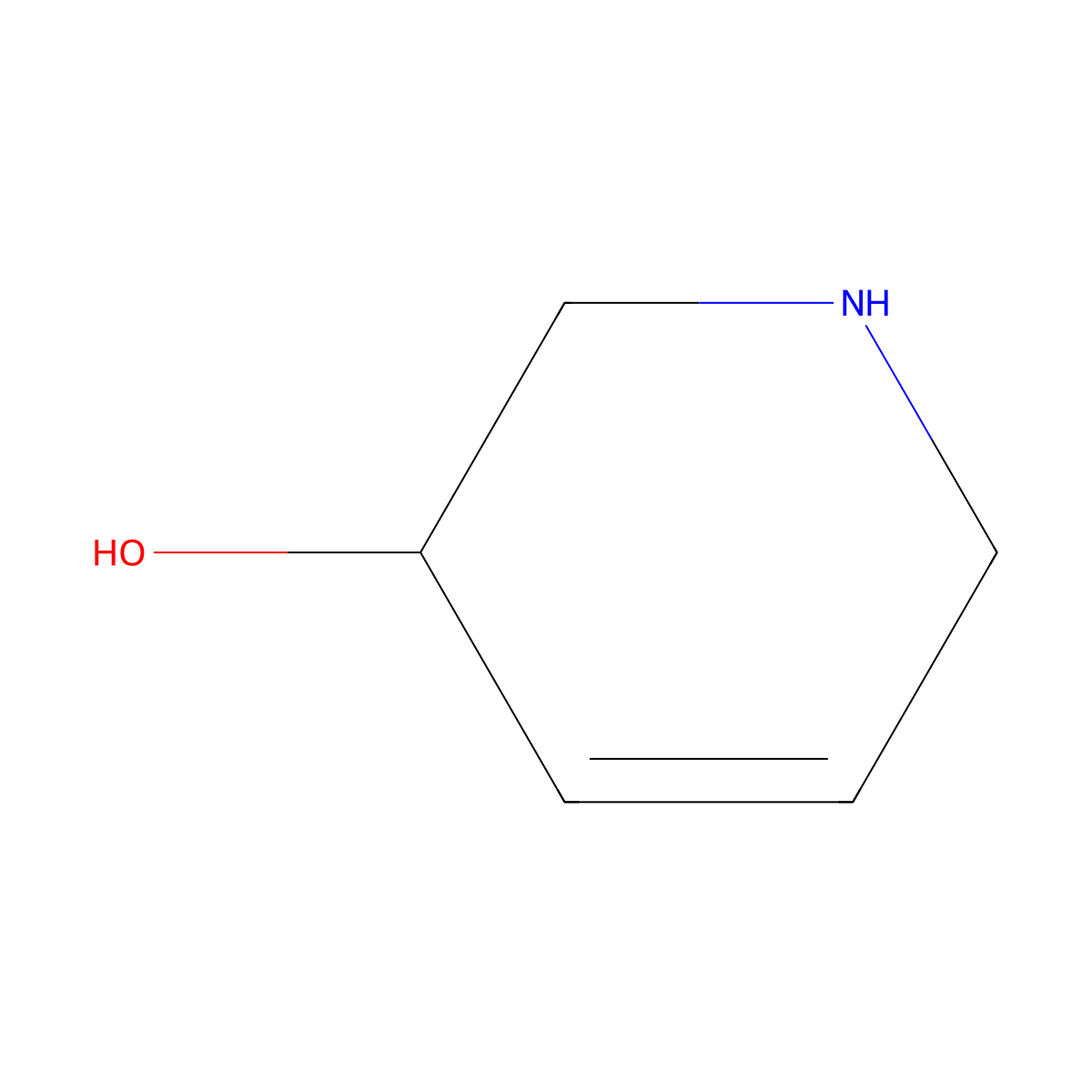 1,2,3,6-Tetrahydropyridin-3-ol molecular structure, CAS 84794-16-1