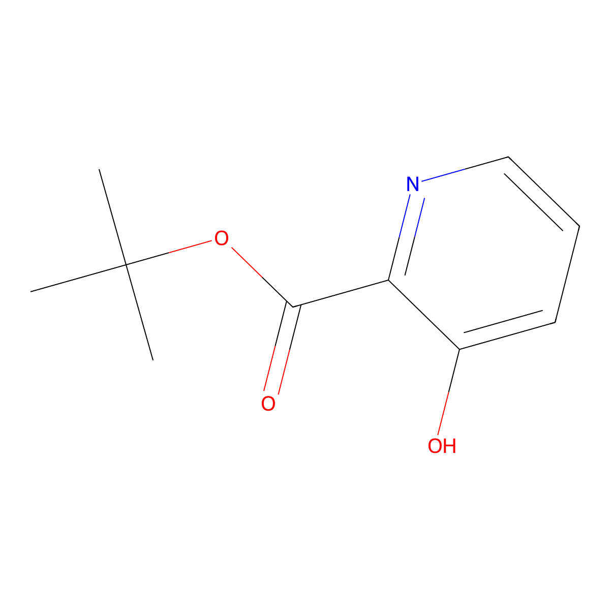 tert-Butyl 3-hydroxypicolinate molecular structure, CAS 847943-63-9